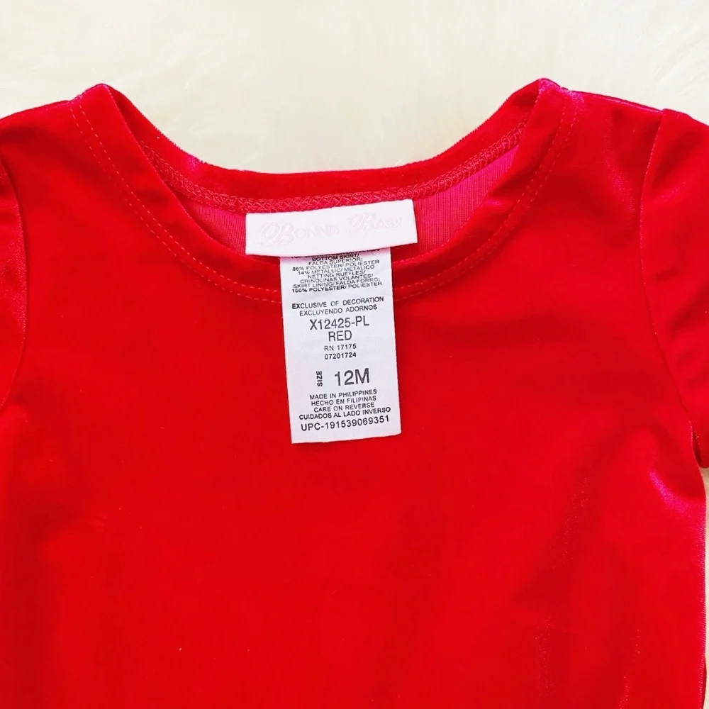 Christmas dress for baby girls, size 12M